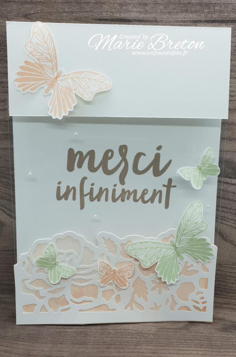 Carte pour dire merci stampin'up