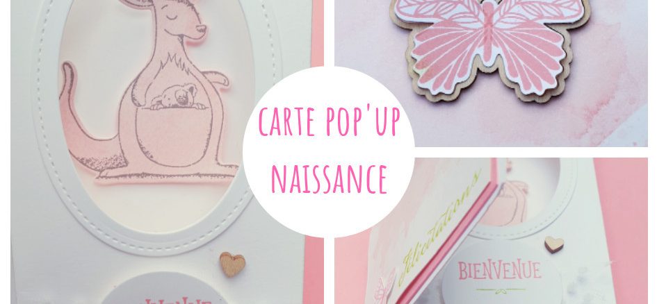 Carte naissance pop'up