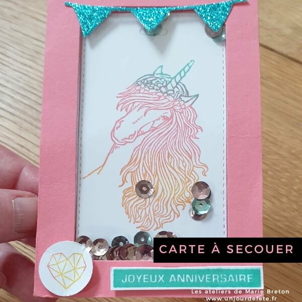 Carte A Secouer Anniversaire Un Jour De Fete Carte A Secouer Anniversaire Un Jour De Fete